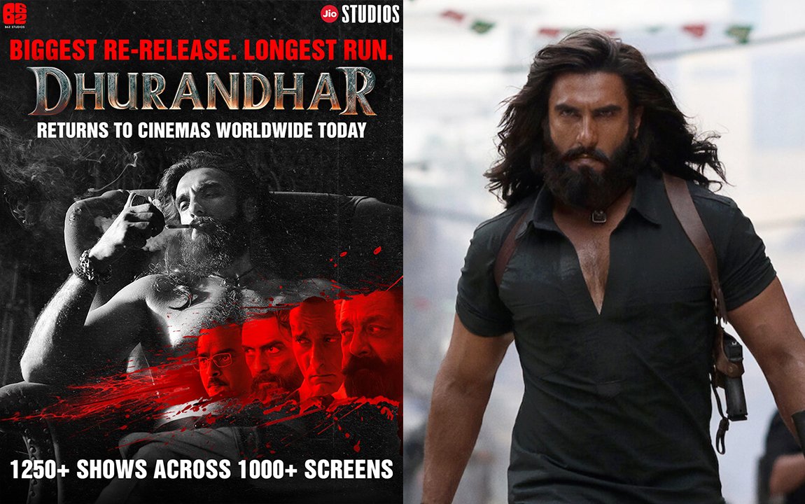Dhurandhar Re-Release Expands to 1000+ Screens Worldwide Ahead of Sequel Release